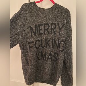 French connection UK (FCUK) merry Christmas sweater. Size L